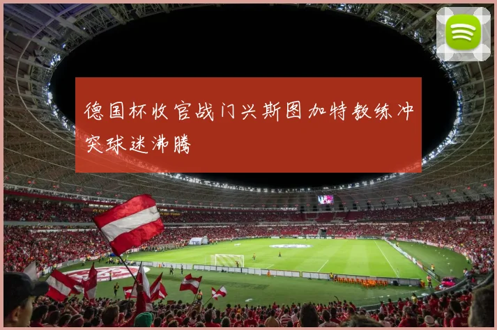 德国杯收官战门兴斯图加特教练冲突球迷沸腾